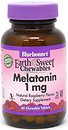 Фото Bluebonnet Nutrition Melatonin 1 мг зі смаком малини 60 таблеток