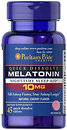 Фото Puritan's Pride Quick Dissolve Melatonin 10 мг зі смаком вишні 45 таблеток