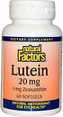 Фото Natural Factors Lutein 20 мг 60 капсул (NFS01032)
