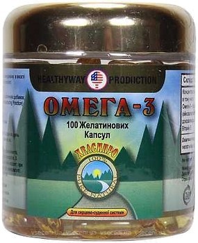 Фото Healthyway Production Омега-3 100 капсул
