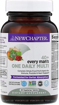 Фото New Chapter 40+ Every Man's One Daily Multi 48 таблеток (NCR-00370)