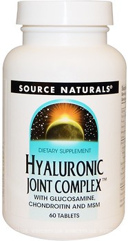 Фото Source Naturals Hyaluronic Joint Complex 60 таблеток (SN1893)