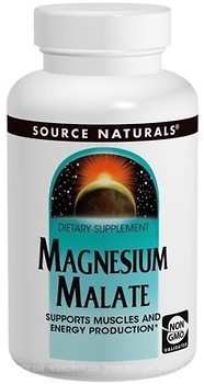 Фото Source Naturals Magnesium Malate 625 мг 100 капсул (SN1599)