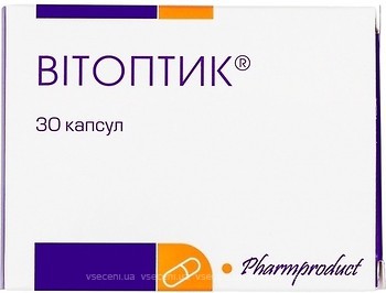 Фото Фармпродукт Вітоптік 30 капсул