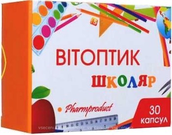 Фото Фармпродукт Вітоптік Школяр 30 капсул