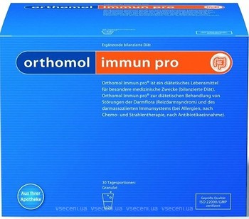 Фото Orthomol Immun Pro 15 г 30 саше