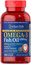 Фото Puritan's Pride Double Strength Omega-3 Fish Oil 1200 мг 180 капсул