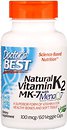 Фото Doctor's Best Vitamin K2 MK-7 with MenaQ7 100 мкг 60 капсул (DRB00334)