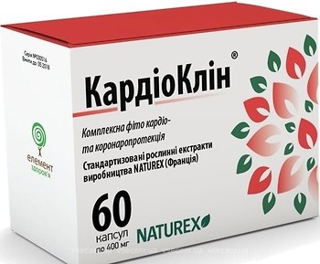 Фото Елемент Здоров'я КардіоКлін 60 капсул