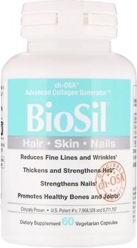 Фото Natural Factors BioSil Hair, Skin, Nails 60 капсул (NFS39183)