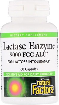 Фото Natural Factors Lactase Enzyme 60 капсул (NFS01740)