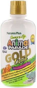 Фото Nature's Plus Animal Parade Gold Liquid зі смаком тропічних ягід 887.10 мл (29901)