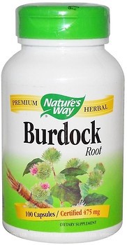 Фото Nature's Way Burdock Root 475 мг 100 капсул