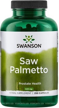 Фото Swanson Saw Palmetto 540 мг 250 капсул