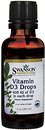 Фото Swanson Vitamin D3 Liquid Drops 50 мкг 29.6 мл