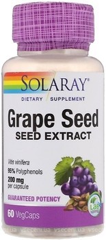 Фото Solaray Grape Seed Extract 60 капсул (SOR66118)