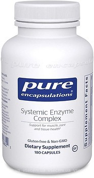 Фото Pure Encapsulations Systemic Enzyme Complex 180 капсул