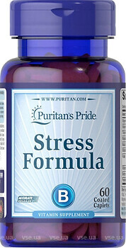Фото Puritan's Pride Stress Formula 60 капсул