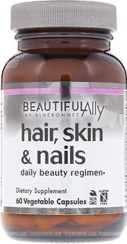 Фото Bluebonnet Nutrition Beautiful Ally Hair, Skin & Nails 60 капсул (BLB01500)