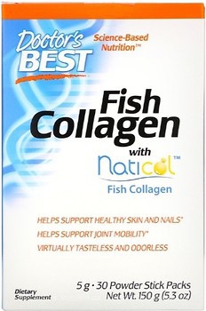 Фото Doctor's Best Fish Collagen with Naticol 30 стіків (DRB00418)