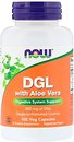 Фото Now Foods DGL with Aloe Vera 400 мг 100 капсул (04654)