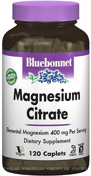 Фото Bluebonnet Nutrition Magnesium Citrate 120 капсул (BLB0731)