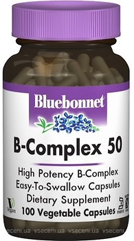 Фото Bluebonnet Nutrition B-Complex 50 100 капсул (BLB0412)
