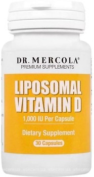 Фото Dr. Mercola Liposomal Vitamin D 1000 IU 30 капсул (MCL01732)