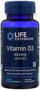 Фото Life Extension Vitamin D3 25 мкг (1000 IU) 250 капсул (LEX-17512)
