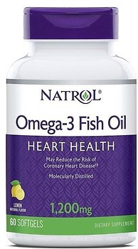 Фото Natrol Omega-3 1200 мг зі смаком лимона 60 капсул
