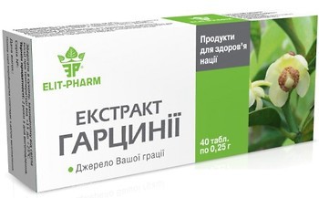 Фото Elit-Pharm Экстракт Гарцинии 40 таблеток