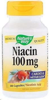 Фото Nature's Way Niacinamide 100 мг 100 капсул