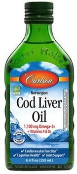 Фото Carlson Labs Cod Liver Oil 250 мл (CAR13610)
