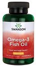 Фото Swanson Omega-3 Fish Oil зі смаком лимона 150 капсул (SWA11253)