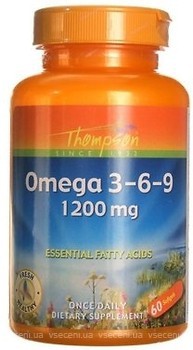 Фото Thompson Omega 3-6-9 1200 мг 60 капсул (THO19321)
