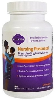 Фото Fairhaven Health Nursing Postnatal Breastfeeding Multivitamin 60 капсул