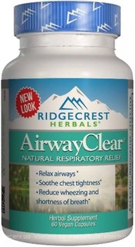 Фото RidgeCrest Herbals AirwayClear 60 капсул (RCH120)