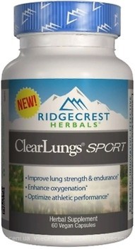 Фото RidgeCrest Herbals Clear Lungs Sport 60 капсул (RCH138)