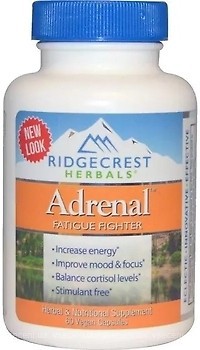 Фото RidgeCrest Herbals Adrenal Fatigue Fighter 60 капсул