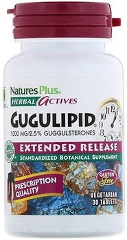 Фото Nature's Plus Herbal Actives Gugulipid 30 таблеток (NAP07328)