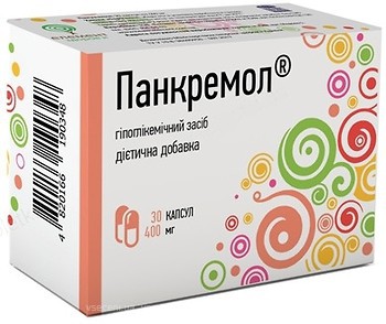 Фото Елемент Здоров'я Панкремол 400 мг 30 капсул
