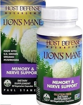 Фото Fungi Perfecti Lion's Mane Memory & Nerve Support 60 капсул (FPI03162)