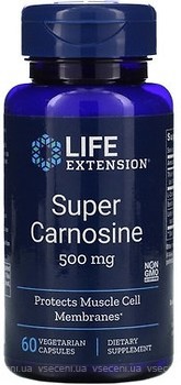 Фото Life Extension Super Carnosine 500 мг 60 капсул (LEX20206)