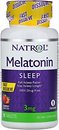 Фото Natrol Melatonin 3 мг зі смаком полуниці 90 таблеток (NTL06076)