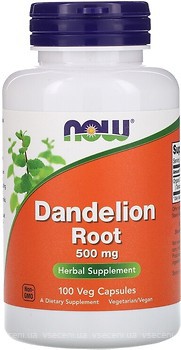Фото Now Foods Dandelion Root 500 мг 100 капсул (04645)