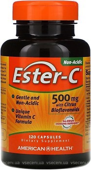 Фото American Health Ester-C With Citrus Bioflavonoids 500 мг 120 капсул