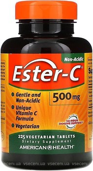 Фото American Health Ester-C With Citrus Bioflavonoids 500 мг 225 таблеток