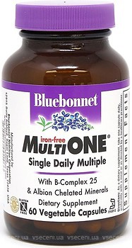 Фото Bluebonnet Nutrition MultiONE Iron-Free 60 капсул
