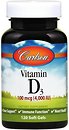 Фото Carlson Labs Vitamin D3 100 мкг (4000 IU) 120 капсул