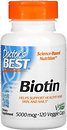 Фото Doctor's Best Biotin 5000 мкг 120 капсул (DRB00301)